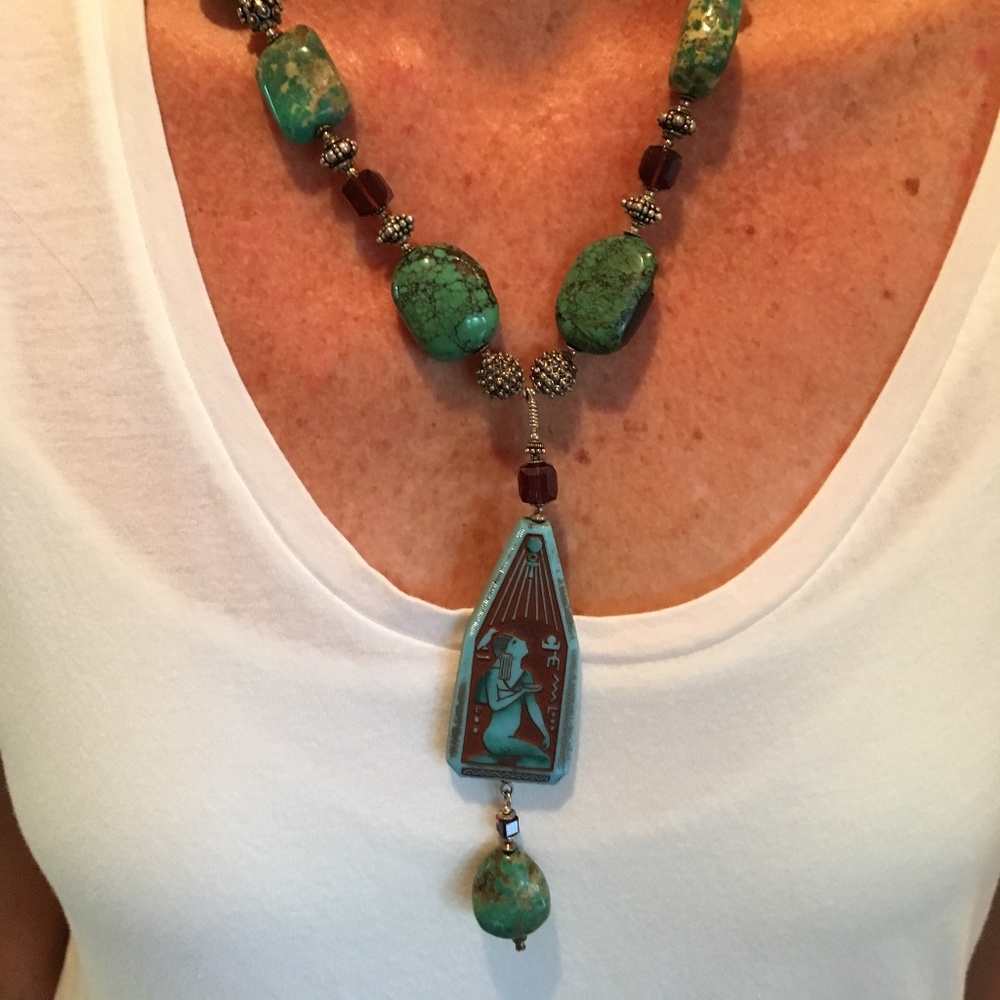Antique Tile Necklace